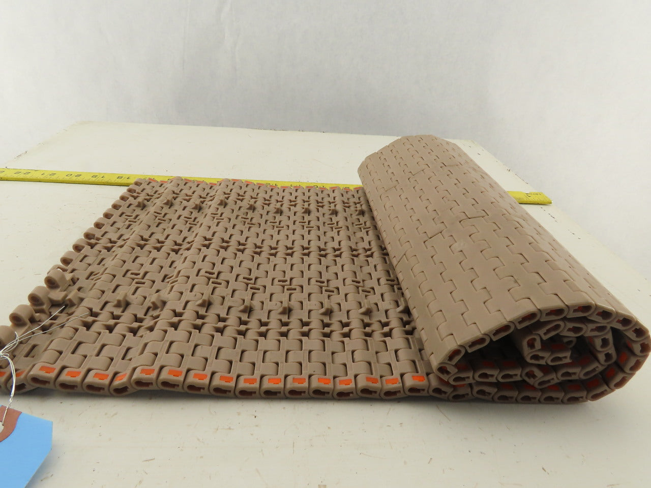 Regina Matveyor 10" Wide 1-1/4" Pitch Side Flexing Conveyor Mat Top Chain 27"