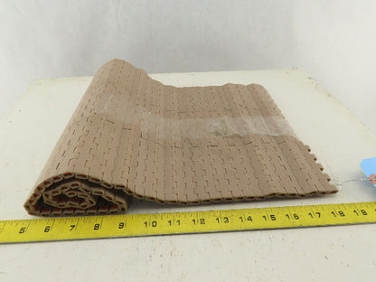 Regina Matveyor 10" Wide 1-1/4" Pitch Side Flexing Conveyor Mat Top Chain 27"
