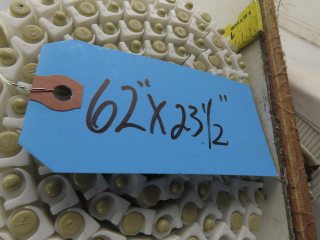 23-1/2" Open Link Smooth Top Conveyor Mat Table Top Chain 62"