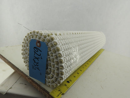 23-1/2" Open Link Smooth Top Conveyor Mat Table Top Chain 62"