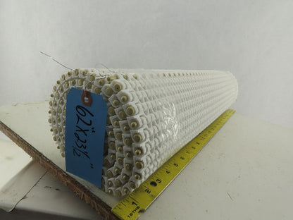 23-1/2" Open Link Smooth Top Conveyor Mat Table Top Chain 62"