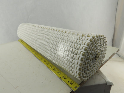 23-1/2" Open Link Smooth Top Conveyor Mat Table Top Chain 62"