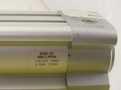 Festo DSBC-32-430-C-PPVA Pneumatic Air Cylinder 32mm Bore 430mm Stroke W/Clamp