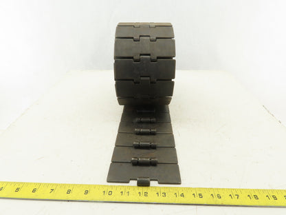 Regina S815 Flite Top 4-1/2" Wide Carbon Steel Flexible Conveyor Chain 9'7"