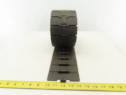 Regina S815 Flite Top 4-1/2" Wide Carbon Steel Flexible Conveyor Chain 9'7"