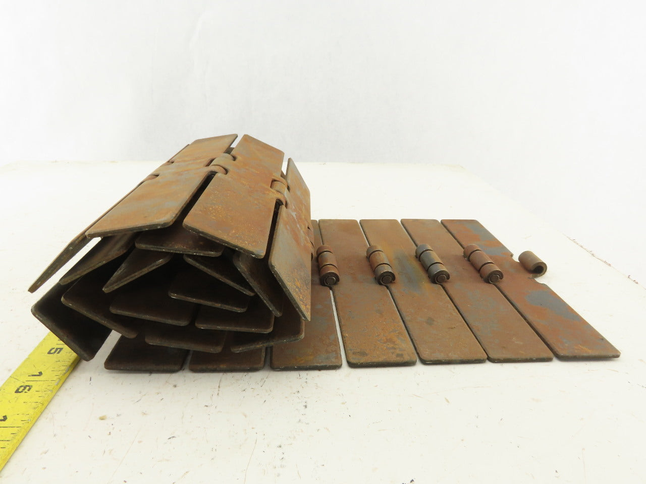 Ammeraal Beltech S 810-K750 7-1/2" Steel Slat Top Conveyor Chain 34"