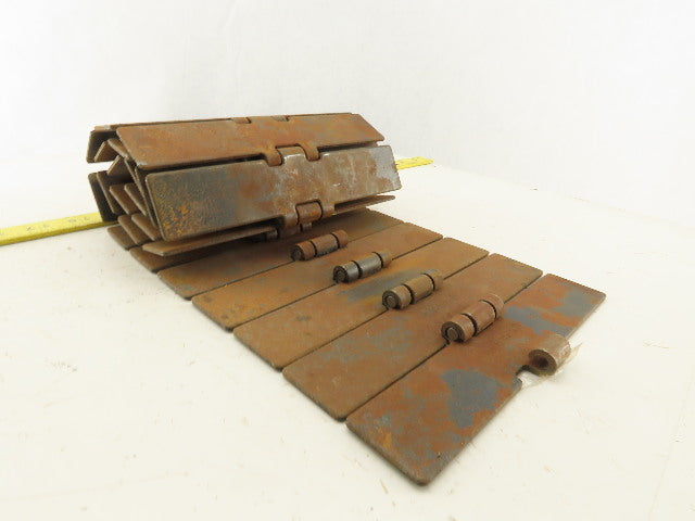 Ammeraal Beltech S 810-K750 7-1/2" Steel Slat Top Conveyor Chain 34"