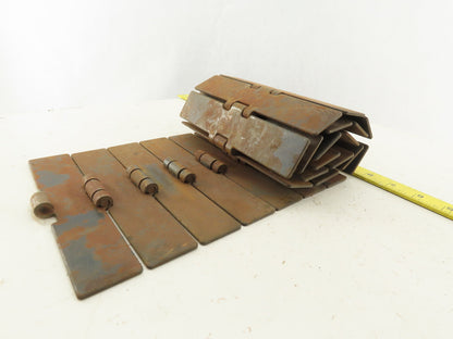 Ammeraal Beltech S 810-K750 7-1/2" Steel Slat Top Conveyor Chain 34"