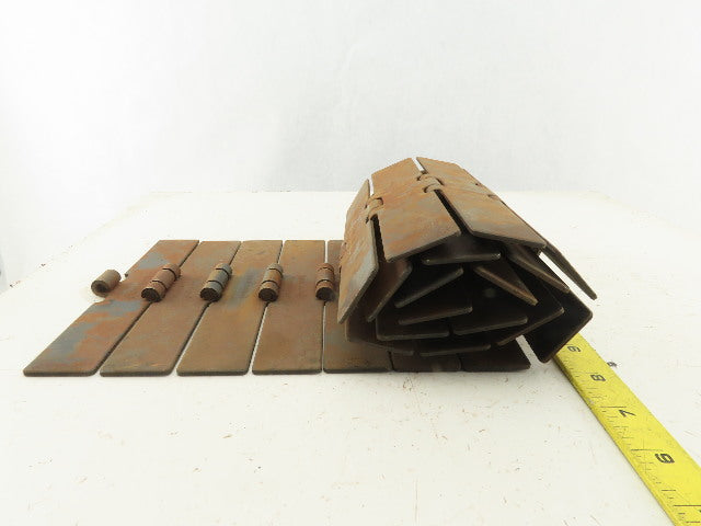 Ammeraal Beltech S 810-K750 7-1/2" Steel Slat Top Conveyor Chain 34"