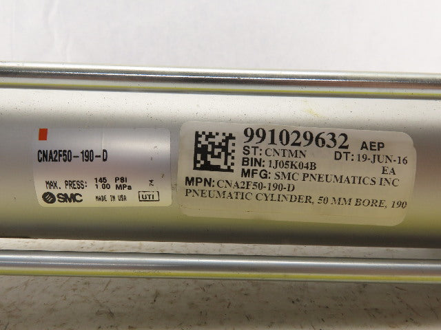 SMC Smc CN2F50-190-D Pneumatic Cylinder 50mm Bore 190mm Stroke W/CAN2-50D-UA