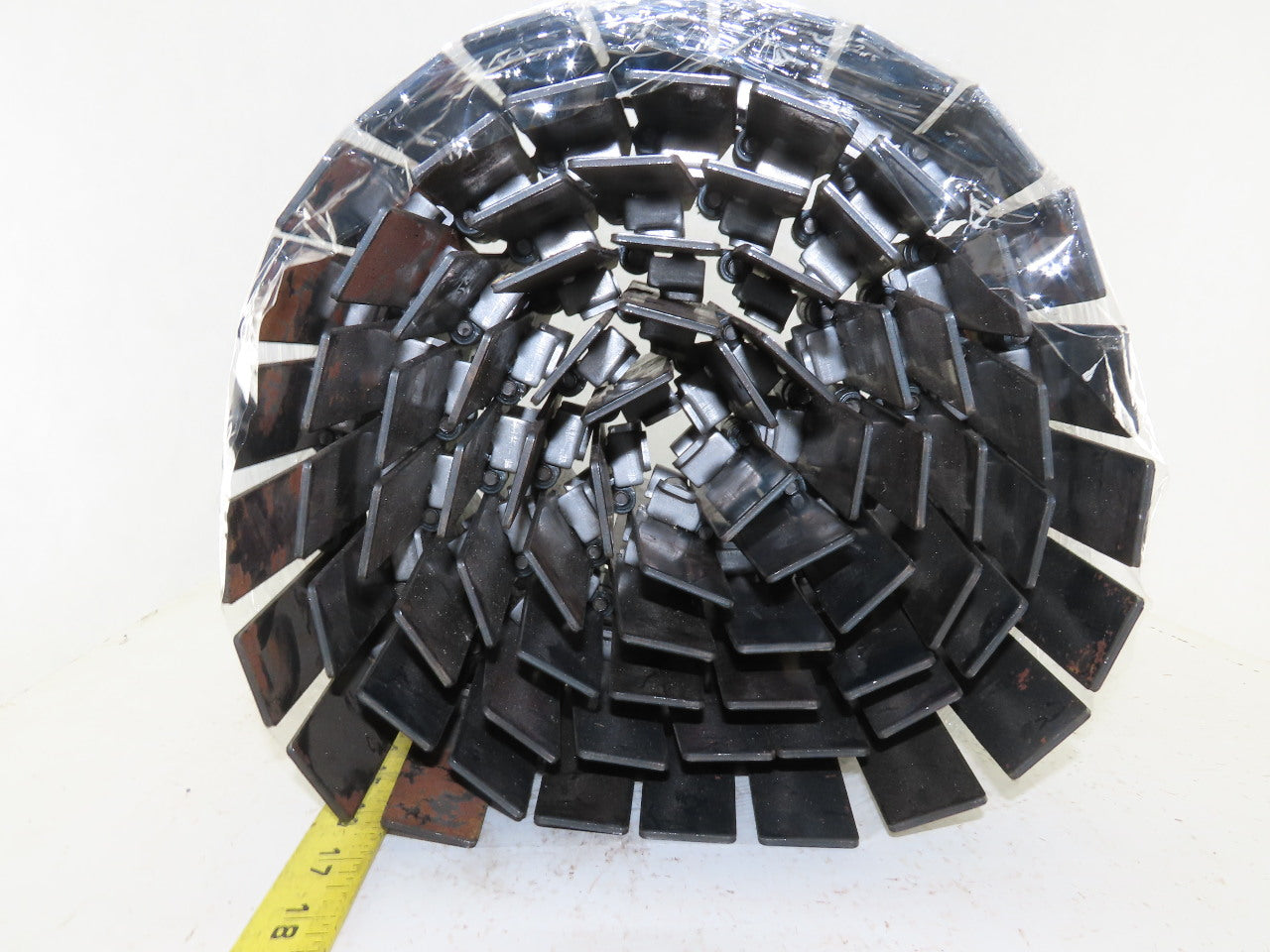 Rex 881 7-1/2" Carbon Steel Flat Top Side Flexing Conveyor Chain 10'9"