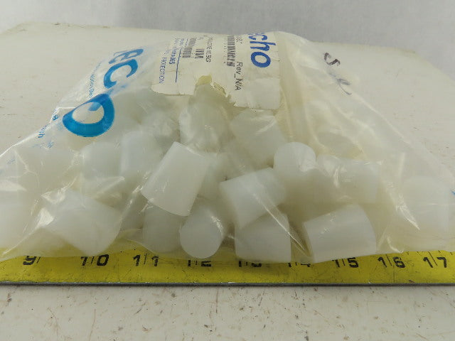 Necho 0.938x0.719/1.000 #3 Silicone Flangeless Plug Bag of 100
