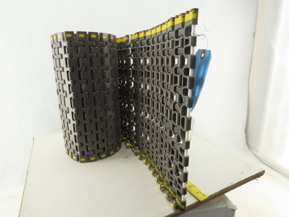 Rexnord 7956 15" Wide Flat Mat Top Bearing Guided Radius Conveyor Chain 60"