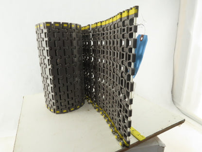 Rexnord 7956 15" Wide Flat Mat Top Bearing Guided Radius Conveyor Chain 60"