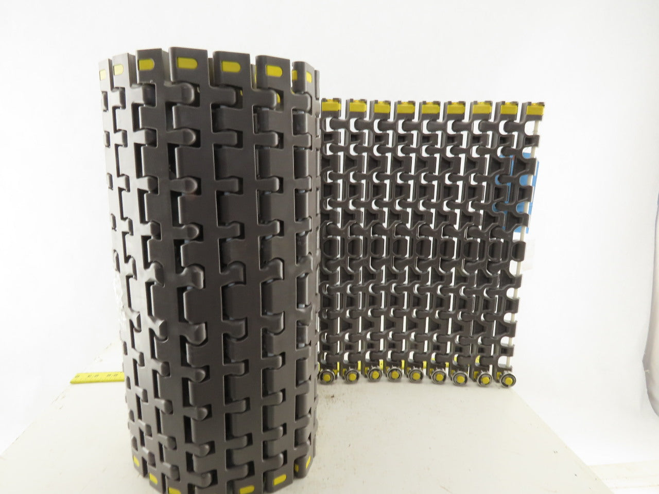 Rexnord 7956 15" Wide Flat Mat Top Bearing Guided Radius Conveyor Chain 60"