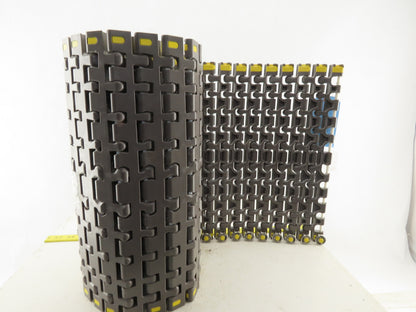 Rexnord 7956 15" Wide Flat Mat Top Bearing Guided Radius Conveyor Chain 60"