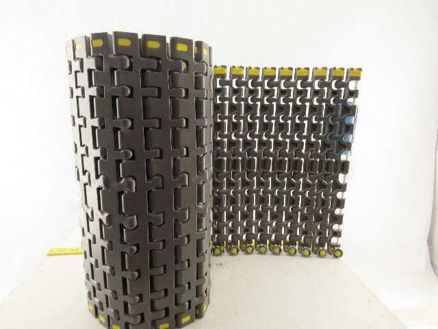 Rexnord 7956 15" Wide Flat Mat Top Bearing Guided Radius Conveyor Chain 60"