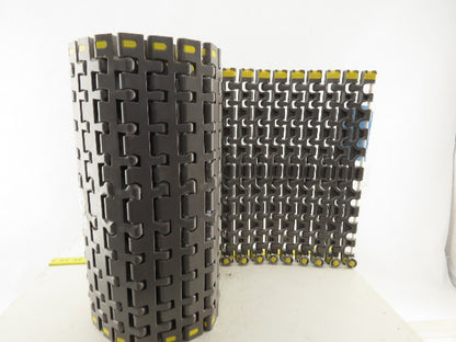 Rexnord 7956 15" Wide Flat Mat Top Bearing Guided Radius Conveyor Chain 60"