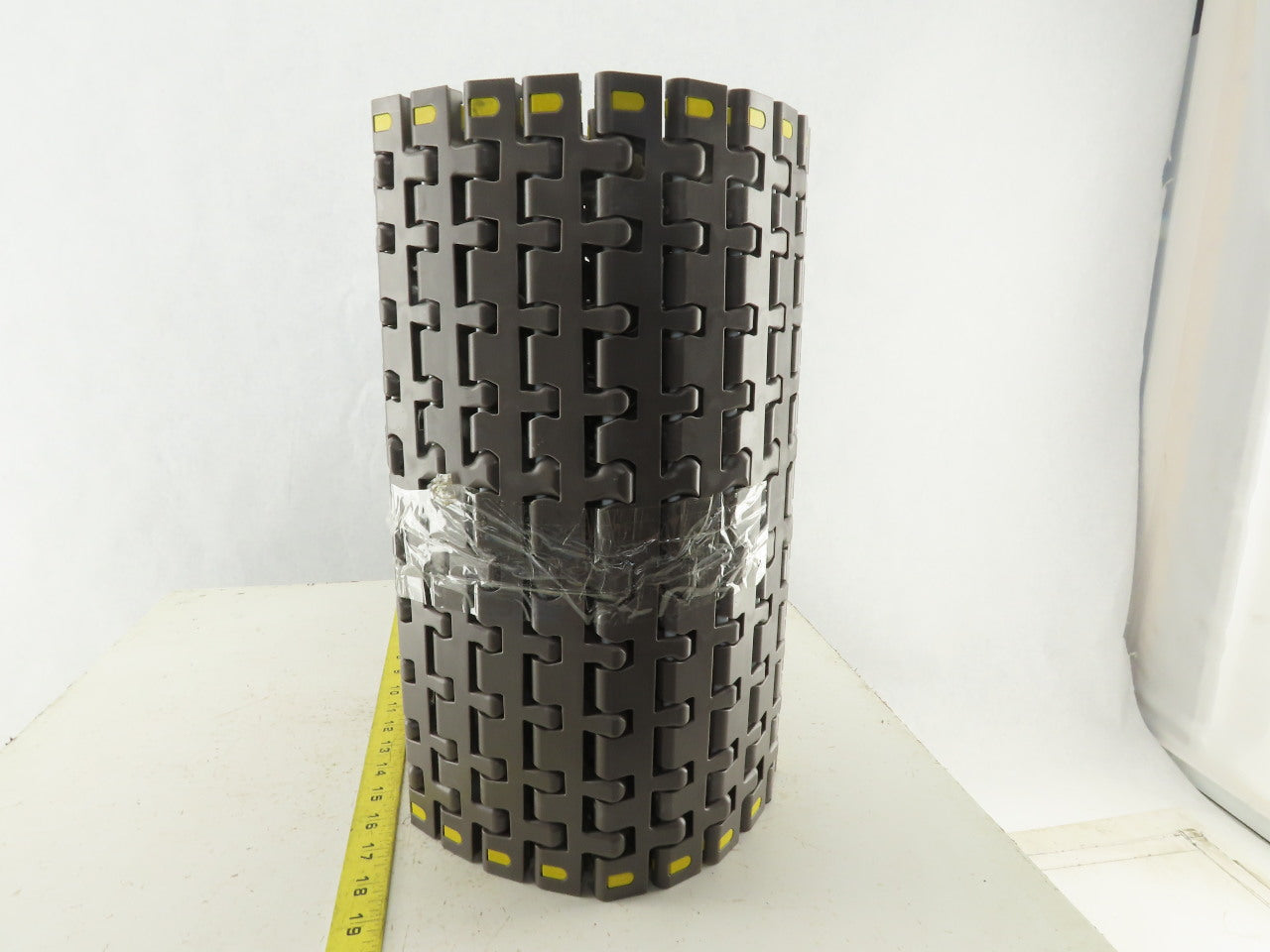 Rexnord 7956 15" Wide Flat Mat Top Bearing Guided Radius Conveyor Chain 60"