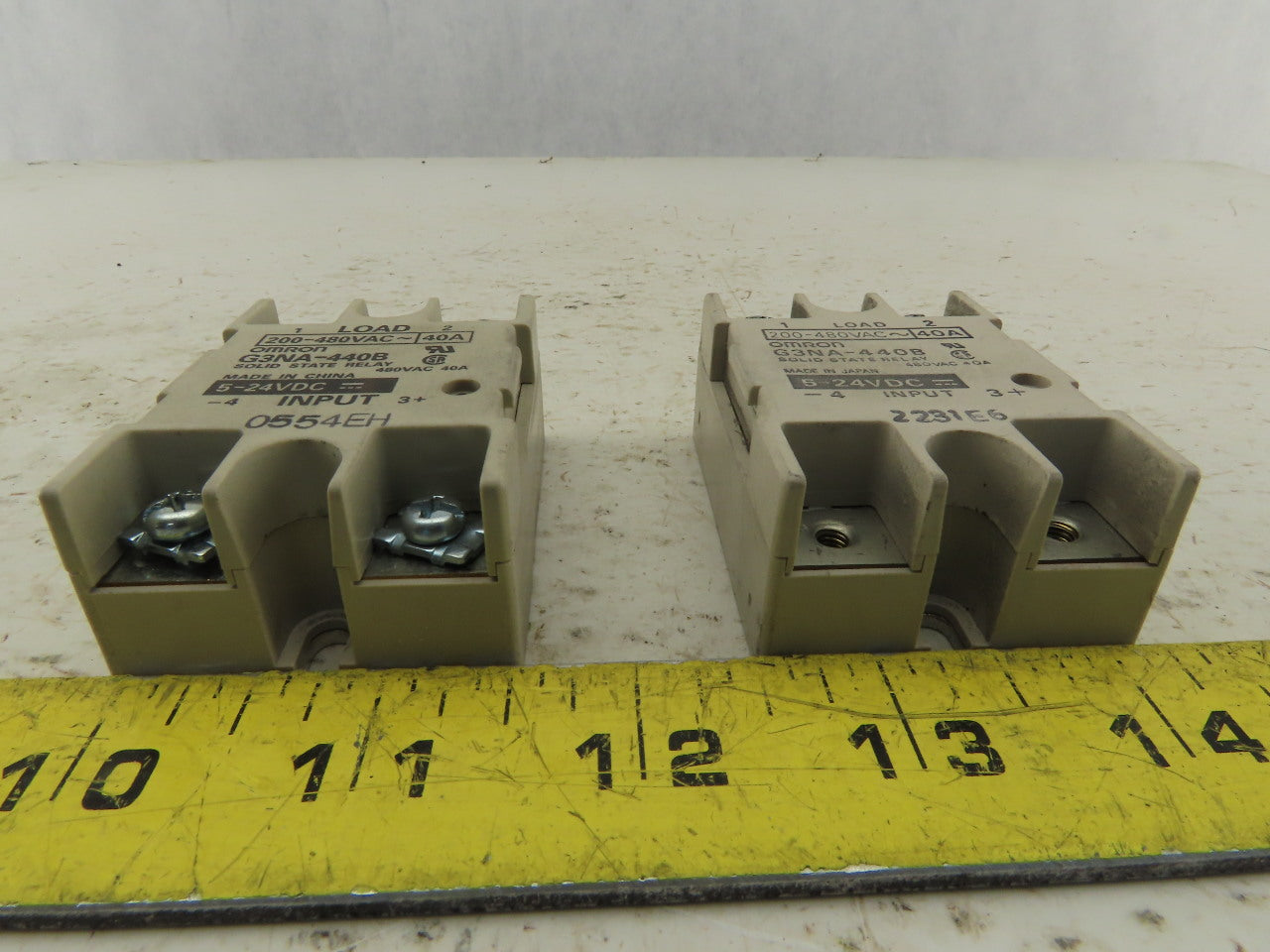 Omron G3NA-110B 4-24VDC Solid State Relay 200-480V 40A Lot Of 2