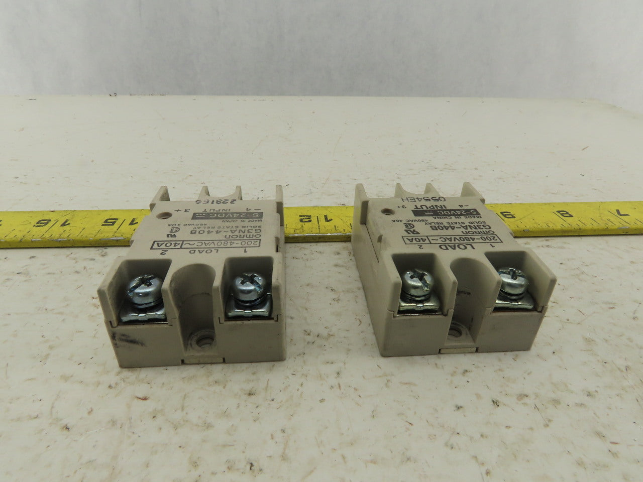 Omron G3NA-110B 4-24VDC Solid State Relay 200-480V 40A Lot Of 2
