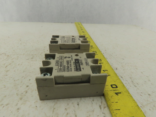 Omron G3NA-110B 4-24VDC Solid State Relay 200-480V 40A Lot Of 2