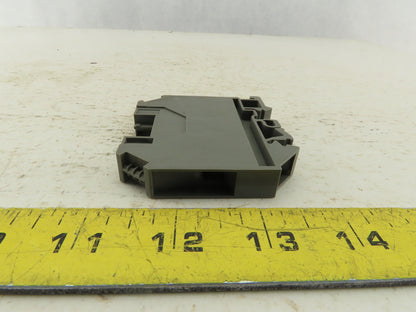 Wieland WK16/U DIN Rail Mount Feed Through Electrical Terminal Block