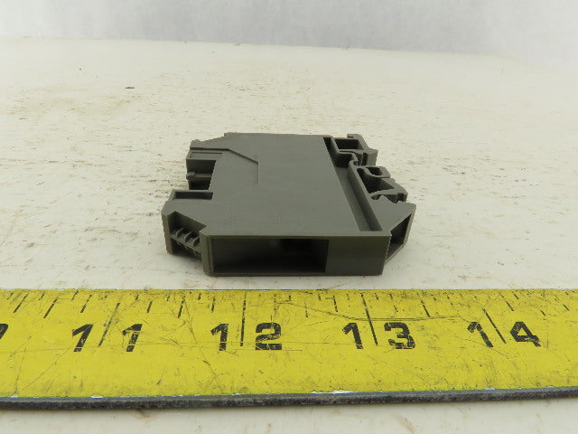 Wieland WK16/U DIN Rail Mount Feed Through Electrical Terminal Block