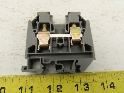 Wieland WK16/U DIN Rail Mount Feed Through Electrical Terminal Block