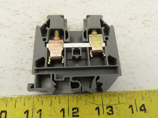 Wieland WK16/U DIN Rail Mount Feed Through Electrical Terminal Block
