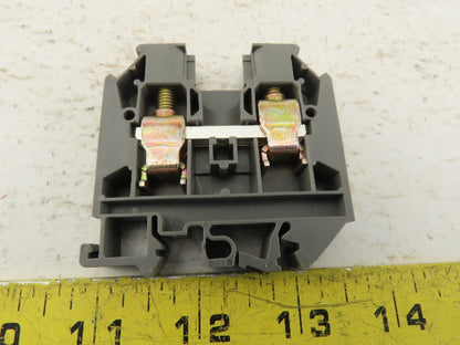 Wieland WK16/U DIN Rail Mount Feed Through Electrical Terminal Block