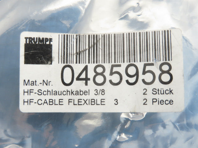 Trumpf 0485958 3/8" Swivel Female Flexible Compression Hose 22" Lot Of 2
