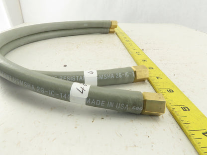 Trumpf 0485958 3/8" Swivel Female Flexible Compression Hose 22" Lot Of 2