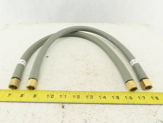 Trumpf 0485958 3/8" Swivel Female Flexible Compression Hose 22" Lot Of 2