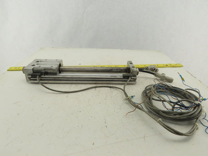 SMC NCDY2S15H-0800 Rodless Guided Cylinder 8" Travel 100 SPI