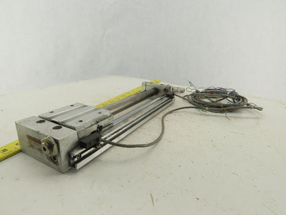 SMC NCDY2S15H-0800 Rodless Guided Cylinder 8" Travel 100 SPI