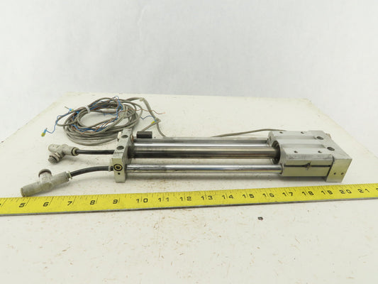 SMC NCDY2S15H-0800 Rodless Guided Cylinder 8" Travel 100 SPI