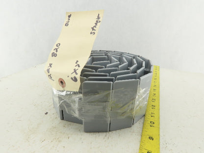 Rex 820 3-1/4" Straight Running Flat Table Top Conveyor Chain 6'7"