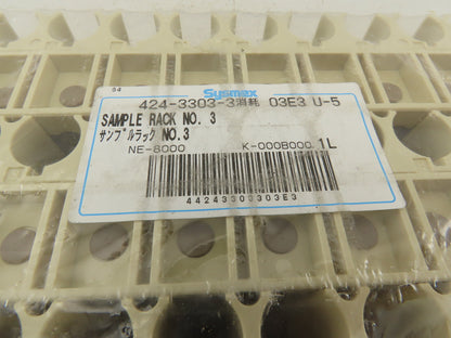 Sysmex NE-8000 03E3 U-5 Laboratory Test Tube Sample Rack #3 Lot Of 5