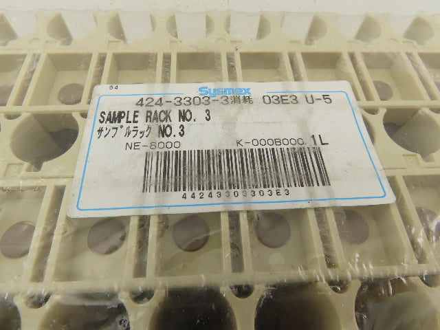 Sysmex NE-8000 03E3 U-5 Laboratory Test Tube Sample Rack #3 Lot Of 5