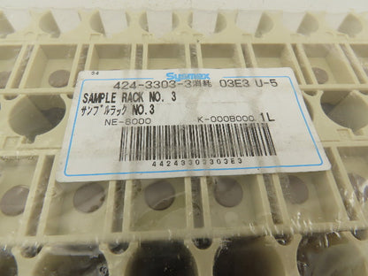 Sysmex NE-8000 03E3 U-5 Laboratory Test Tube Sample Rack #3 Lot Of 5