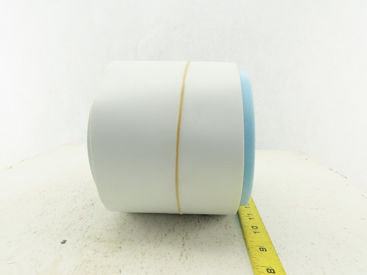 130mm Wide Smooth Top Center V-Groove Tracking Endless Conveyor Belt 3370mm
