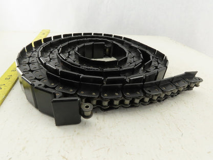 Uni Chain AS 843-K138 1-3/8" Wide Straight Running Table Top Chain 9.5'