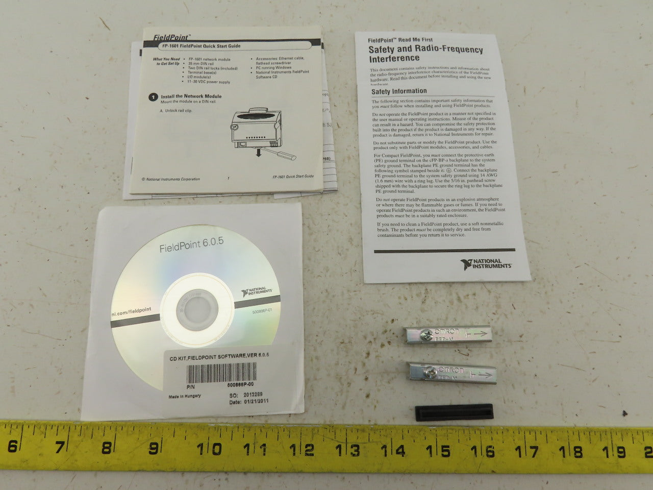 National Instruments Software Version 6.0.5 CD Installation Manual