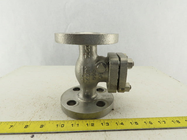Kitz 300U0CM-GRF 3/4" Flange Mount Class 300 Inline Check Valve