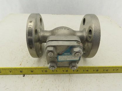 Kitz 300U0CM-GRF 3/4" Flange Mount Class 300 Inline Check Valve