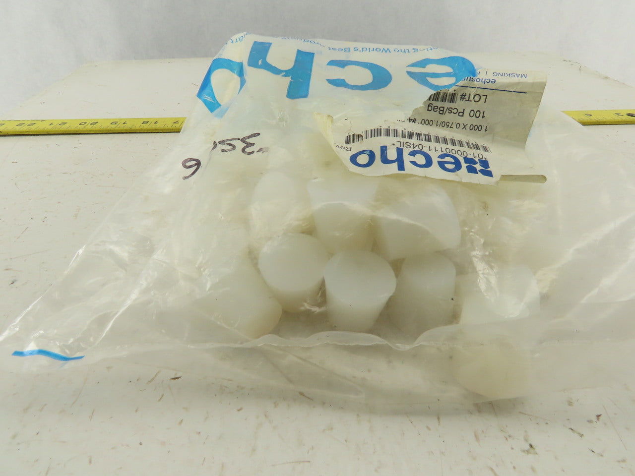 Echo 01-0000111-04SIL 1"x3/4"x1" Tapered Silicone High Temp Plugs Bag Of 100