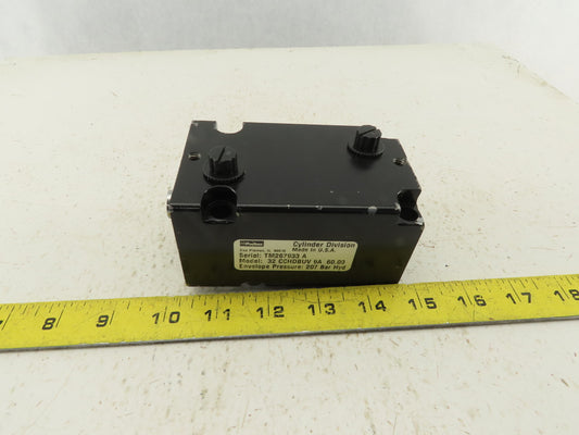 Parker 32CCHDBUV9A60 32mm Bore 60mm Stroke Double Acting Hydraulic Cylinder