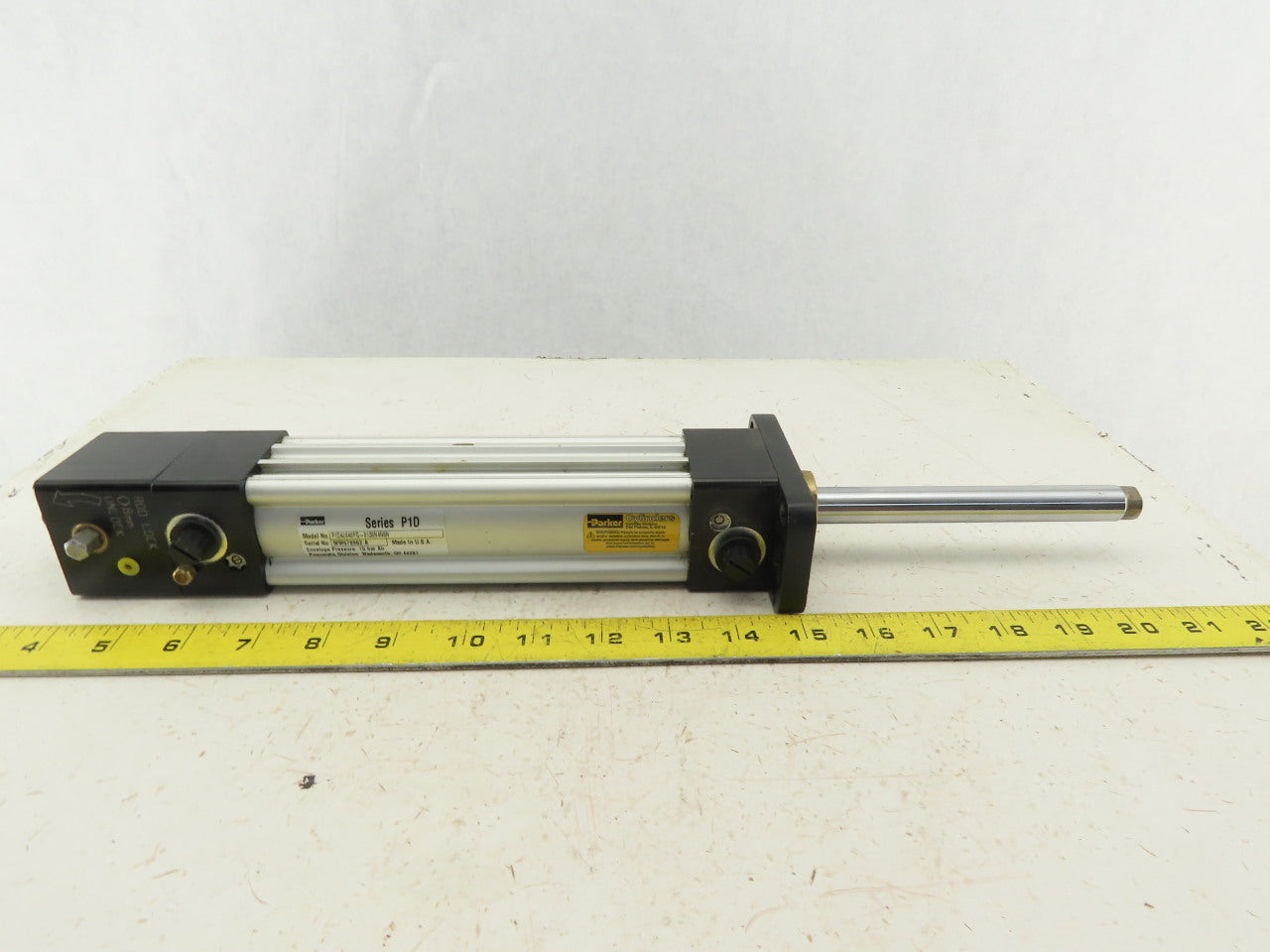 Parker P1D4J040FG-0130N4N6N 40mm Bore 130mm Stroke Rod Lock Air Cylinder