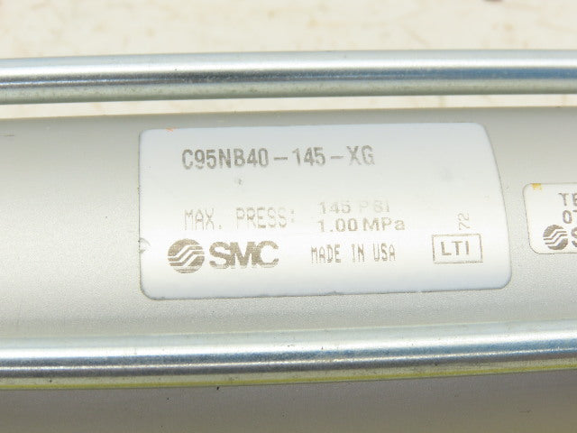 SMC C95N40-UA-DCH274BH 40mm Bore 274mm Stroke Double Acting Air Lock Cylinder